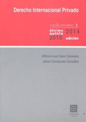 Derecho Internacional Privado, vol. I