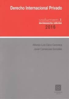 Derecho Internacional Privado, vol I