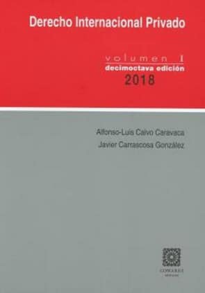 Derecho Internacional Privado, vol I