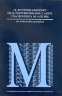 Receptum argentarii en el derecho romano clásico