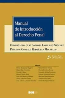 Manual de Introducción al Derecho Penal