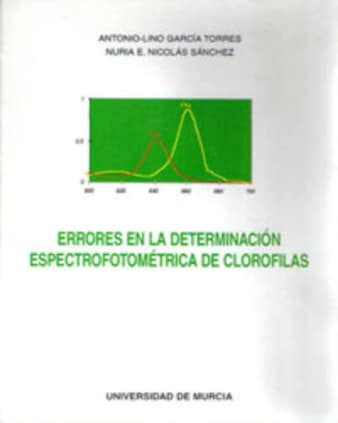Errores en la Determinación Espectrofotométrica de Clorofilas