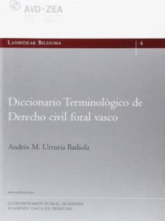 Diccionario terminológico de Derecho Civil vasco