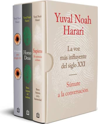 Estuche Harari (contiene: Sapiens | 21 lecciones para el siglo XXI | Homo Deus)