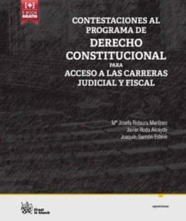 Contestaciones al Programa de Derecho Constitucional Para Acceso a las Carreras Judicial y Fiscal