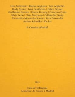 Casa de Velázquez - Académie de France à Madrid 2021