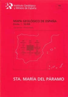 Mapa geológico de España, E 1:50.000. Hoja 194, Santa María del Páramo