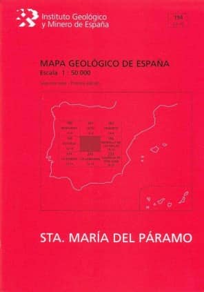 Mapa geológico de España, E 1:50.000. Hoja 194, Santa María del Páramo