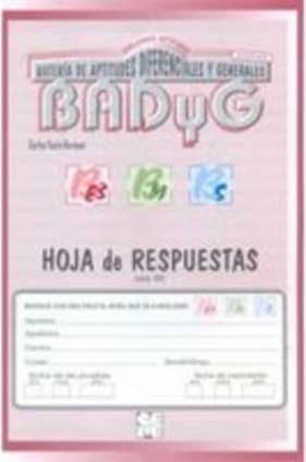 BADyG E3, M y S. Hoja de Respuesta (25 unidades)