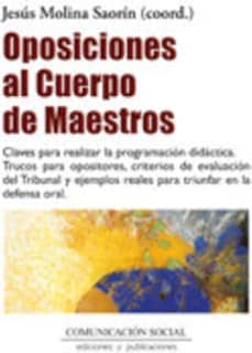 Oposiciones al cuerpo de maestros