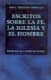 Escritos sobre la fe, la Iglesia y el hombre