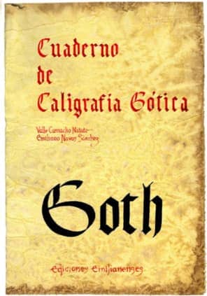 Cuaderno de caligrafía Gótica