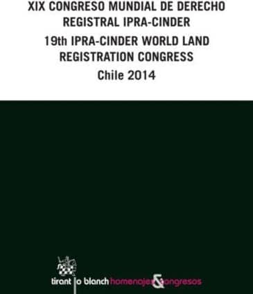 XIX Congreso Mundial de Derecho Registral 19th World Land Registration Congress Chile 2014