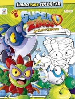 Libro para colorear Superzings Series 3 - España