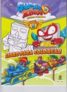 Libro para colorear Superzings Series 5 - España