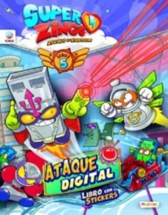 Libro de Stickers Superzings Series 5 - España