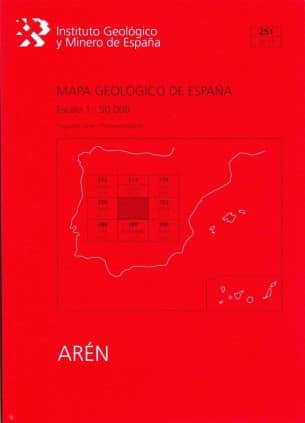 Mapa Geológico de España escala 1:50.000. Hoja 251, Arén
