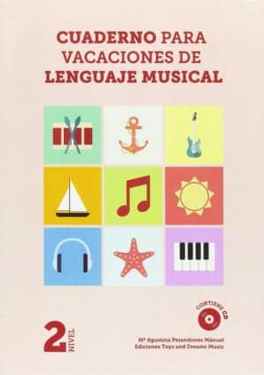 CUADERNO PARA VACACIONES DE LENGUAJE MUSICAL 2º NIVEL