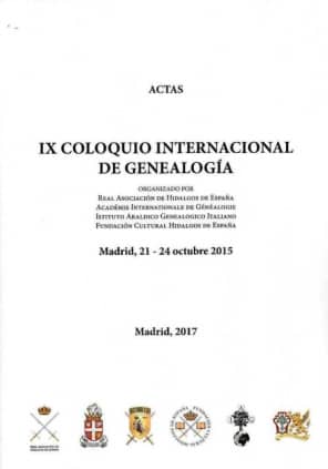 Actas IX Coloquio Internacional de Genealogía