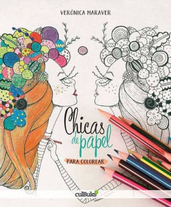 Chicas de papel para colorear