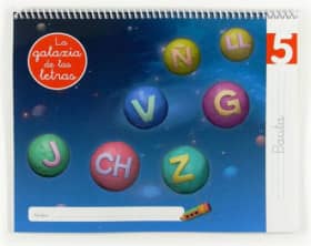 LECTOESCRITURA GALAXIA LETRAS 5AÑOS N 5