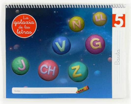LECTOESCRITURA GALAXIA LETRAS 5AÑOS N 5