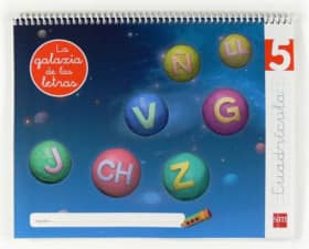 Lectoescritura 5, Cuadrícula. La galaxia de las letras