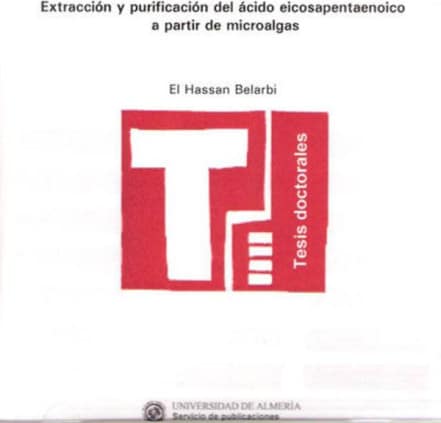 Extracción y purificación del ácido eicosapentaenoico a partir de microalgas