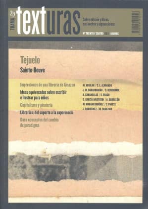 Texturas 34: literatura industrial, librerías, Amazon