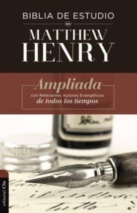 Biblia de estudio Matthew Henry (ed. T.D.)
