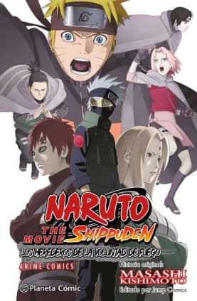 NARUTO SHIPPUDEN ANIME COMIC LOS HEREDER