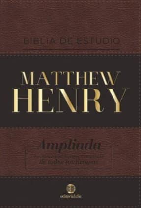 Biblia de estudio Matthew Henry (Leathersoft Clsica)