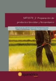 MF0078_2 Preparación y productos biocidas y fitosanitarios