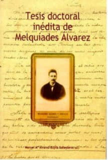Tesis doctoral inédita de Melquiades Álvarez