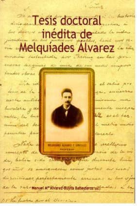 Tesis doctoral inédita de Melquiades Álvarez