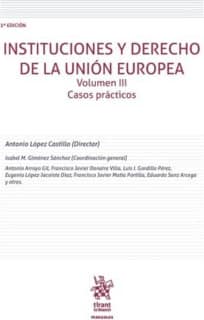 Instituciones y derecho de la Unión Europea