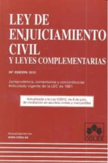 LEY DE ENJUICIAMIENTO CIVIL 20ª ED.