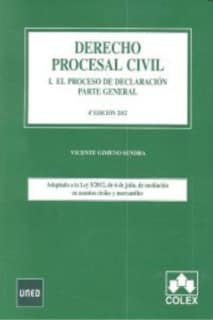 DERECHO PROCESAL CIVIL I. 4ª ED. PARTE GENERAL