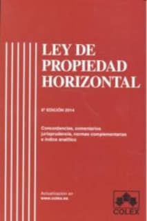 Ley de propiedad horizontal 8ª ed.