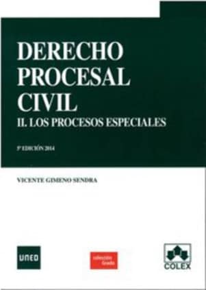 DERECHO PROCESAL CIVIL II. LOS PROC.ESP. 5ª ED.