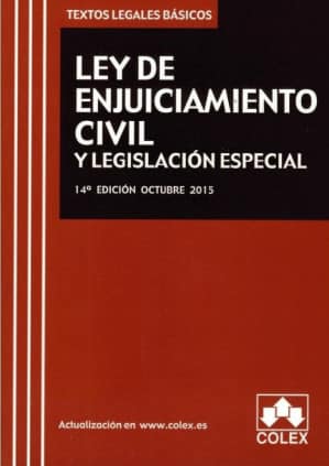ley de enjuiciamiento civil y legislacion especial