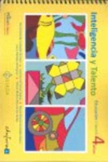 Inteligencia y talento. Cuadernillo de educación infantil 4 años