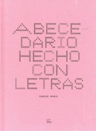 Abecedario hecho con letras