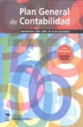 Plan general de contabilidad.