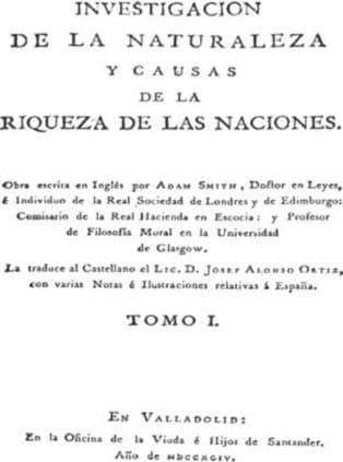 Investigación de la naturaleza y causas de la riqueza de las naciones