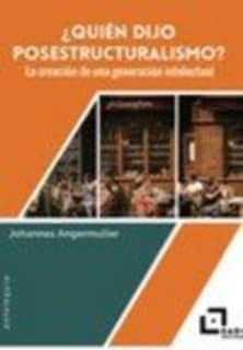 ¿Quién dijo estructuralismo?