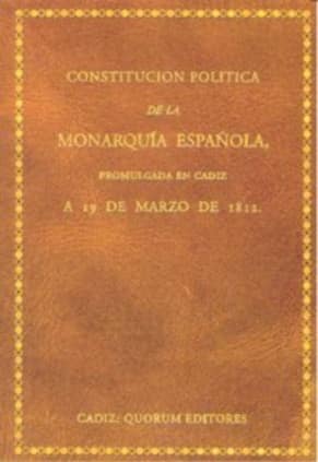 Constitución política de la monarquía española