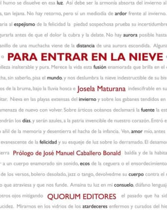 Para entrar en la nieve