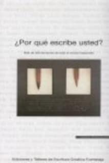 ¿Por qué escribe usted?