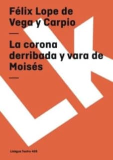 La corona derribada y vara de Moisés
